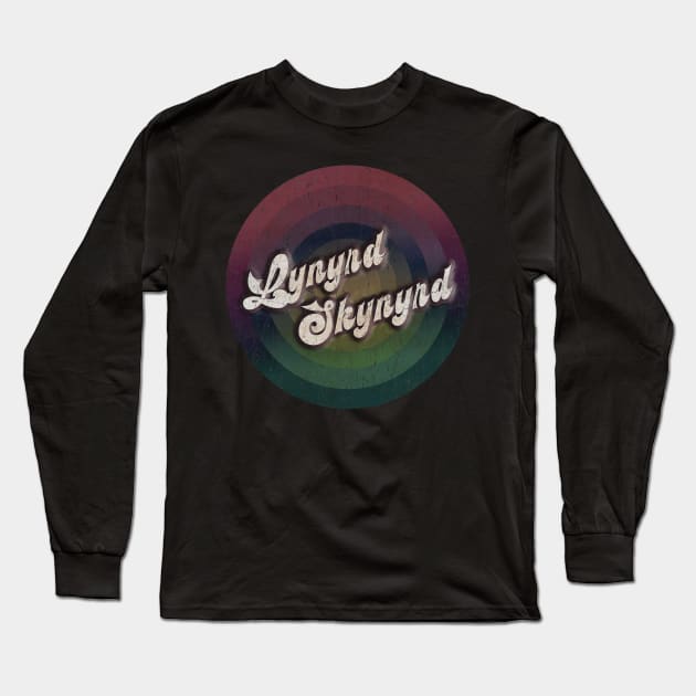 retro vintage circle Lynyrd Skynyrd Long Sleeve T-Shirt by NamaMarket01